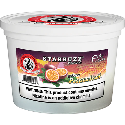 Starbuzz Shisha Tobacco Kilo Passion Fruit - Hookah Lounges