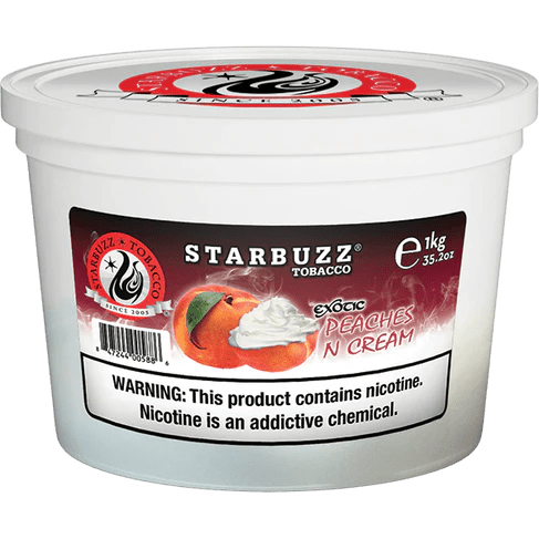 Starbuzz Shisha Tobacco Kilo Peaches N Cream - Hookah Lounges