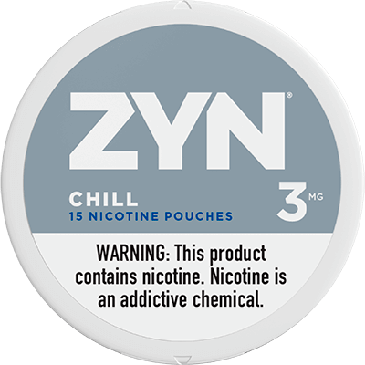 ZYN Nicotine Pouches 3mg - Roll (5 Cans) Chill - Hookah Lounges