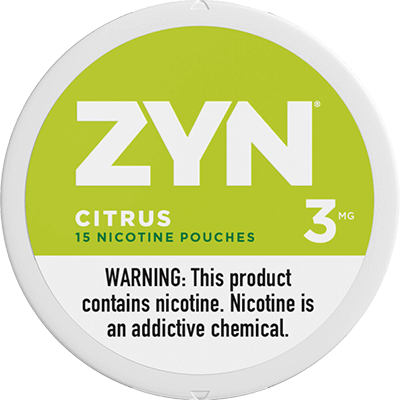 ZYN Nicotine Pouches 3mg - Roll (5 Cans) Citrus - Hookah Lounges