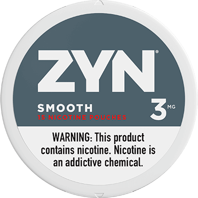 ZYN Nicotine Pouches 3mg - Roll (5 Cans) Smooth - Hookah Lounges