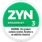 ZYN Nicotine Pouches 3mg - Roll (5 Cans) Spearmint - Hookah Lounges