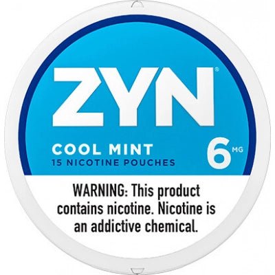 ZYN Nicotine Pouches 6mg - Roll (5 Cans) Cool Mint - Hookah Lounges