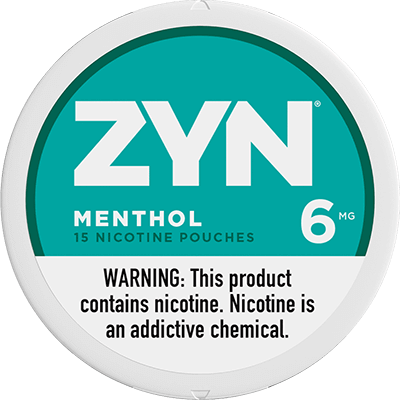 ZYN Nicotine Pouches 6mg - Roll (5 Cans) Menthol - Hookah Lounges